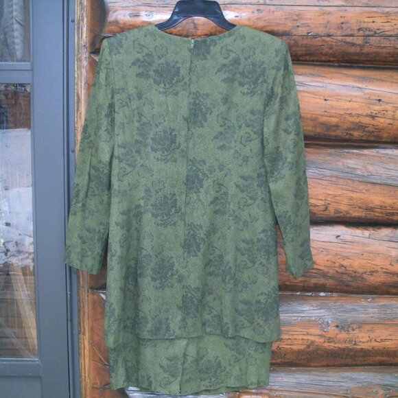 EUC Vintage Taurus II Long Sleeve Layered Look Dress Size 8 - Picture 2 of 3